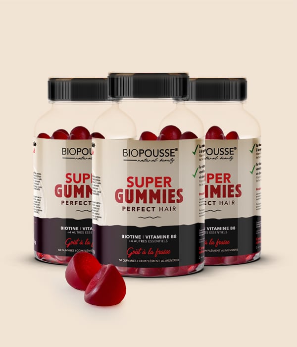 Super Gummies - pousse de cheveux Vitamine B8