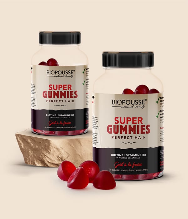 Super Gummies - pousse de cheveux Vitamine B8