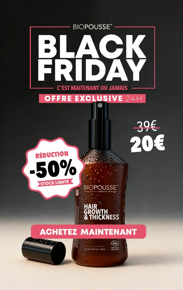 Black Friday -50% - Lotion capillaire Biopousse - pousse de cheveux